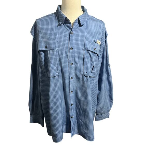 Magellan BUNDLE Men's 2 Vented PFG Fishing Longsleeve Performance Shirts Sz 3XL - Picture 3 of 9